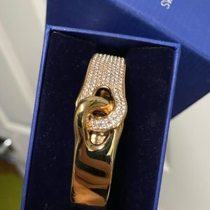 Swarovski rose gold color bangle